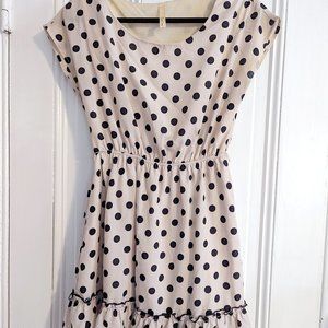 Seventh Day Dress, Ivory/Black, Small (Modcloth)